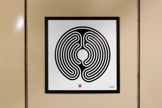 Labyrinth at Great Portland Street Station