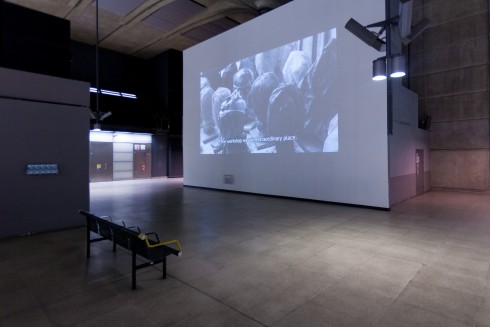ICA at Canary Wharf Screen. Photograph: Benedict Johnson