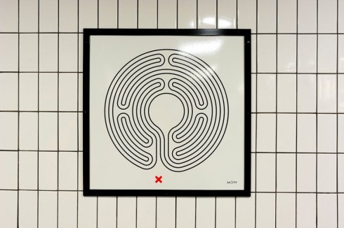 Mark Wallinger, Labyrinth, 2013 Photograph: Thierry Bal 2013 The work copyright the artist, courtesy Hauser & Wirth