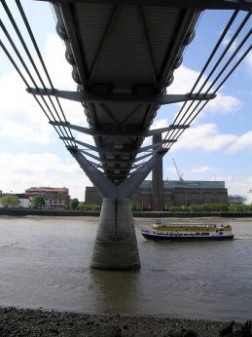 Underside of Millennium Bridge