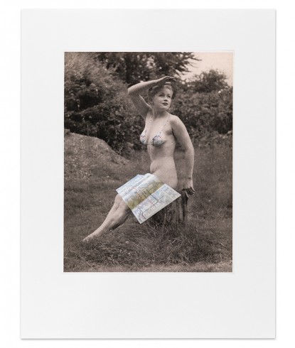 Goshka Macuga I Came By Tube, 2013. Archival Pigment print with Polymer Gravure on Somerset Velvet White paper. Size: 41 x 31.5 cm.  Edition of 80. £250 inc VAT. 
