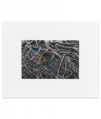Runa Islam, 'Tube Map 1', 2013. Hand- tinted Silver Gelatin print on Fibre paper 
accompanied by a signed and numbered certificate. Size: 30.5 x 38 cm. Series of 20 unique versions, in 2 designs. £320 inc VAT. 