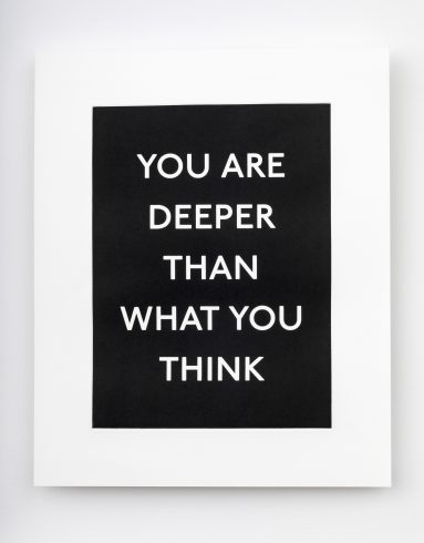 Laure Prouvost, 'You are deeper than what you think', 2019. Copper plate etching and emboss on Somerset Velvet White 300gsm. Plate size: 30 x 22cm. Paper size: 40 x 32.5cm. Edition of 20, signed and numbered. £750 inc VAT. Photo: Benedict Johnson 2019