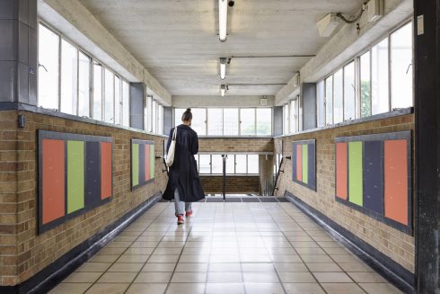 Helen Cammock, 2021. Commissioned by Art on the Underground. Courtesy Kate MacGarry and the Artist. Photo: Thierry Bal, 2021