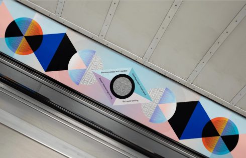 Barby Asante 'Declaration of Independence', 2023. Notting Hill Gate station. Photo: Thierry Bal
